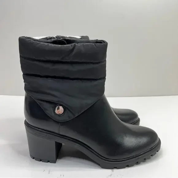 Alfani Belcalise lug sole puffer boots black - 9 - Picture 2 of 12